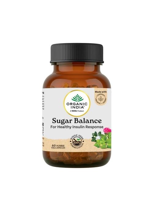 ORGANIC INDIA Sugar Balance Capsules