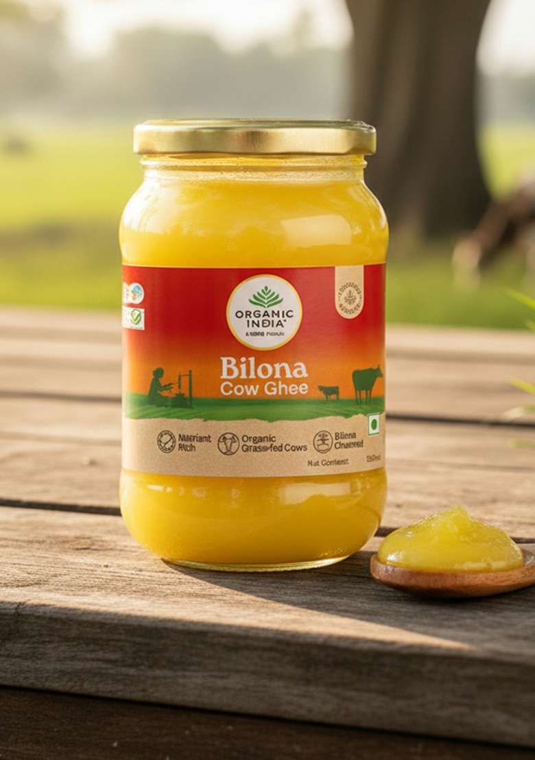 ORGANIC INDIA Bilona Cow Ghee 500 ml - Indya
