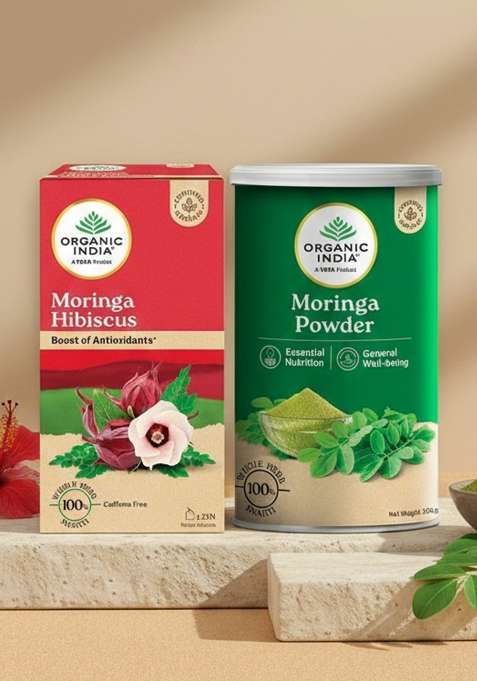 ORGANIC INDIA Moringa combo (Powder + Mor...