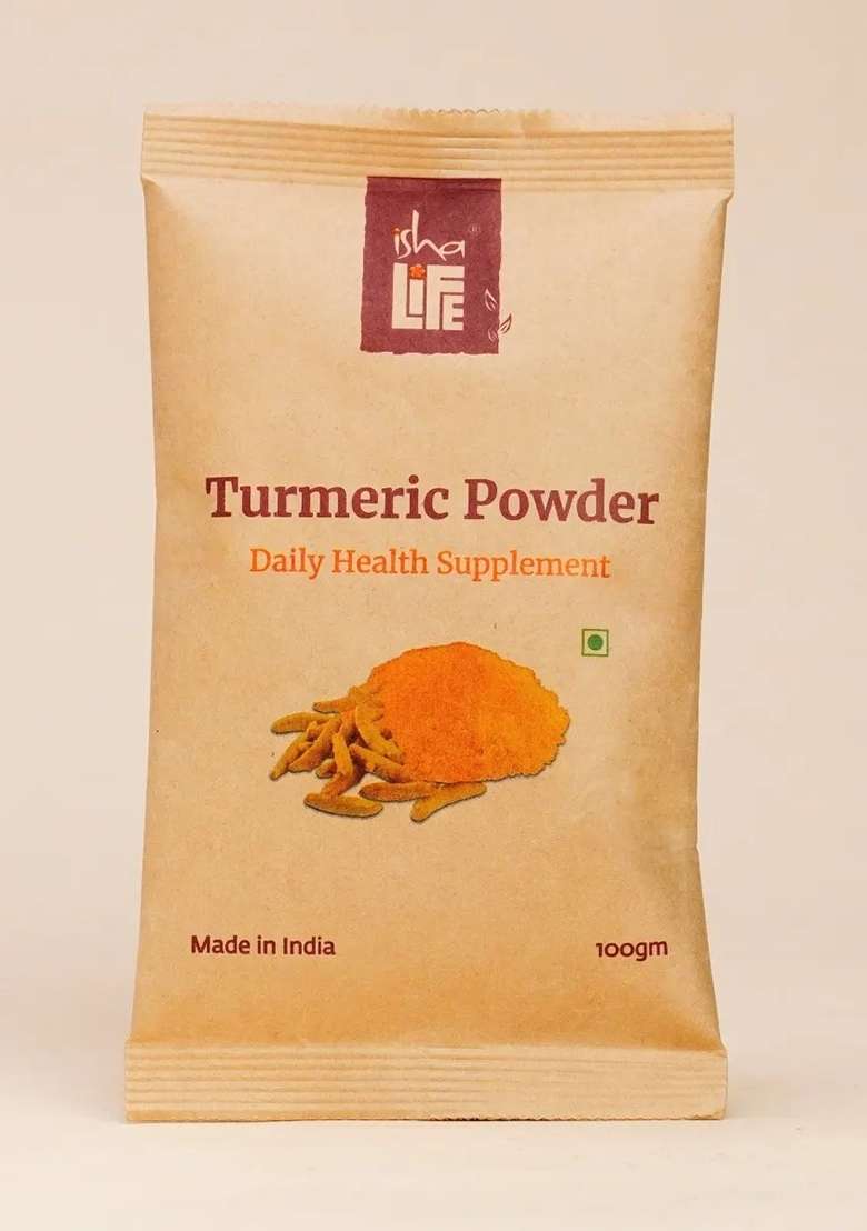 ISHALIFE Organic Turmeric (Haldi) Powder 100% Natural. Adds vibrance and glow (100 gm) - Indya
