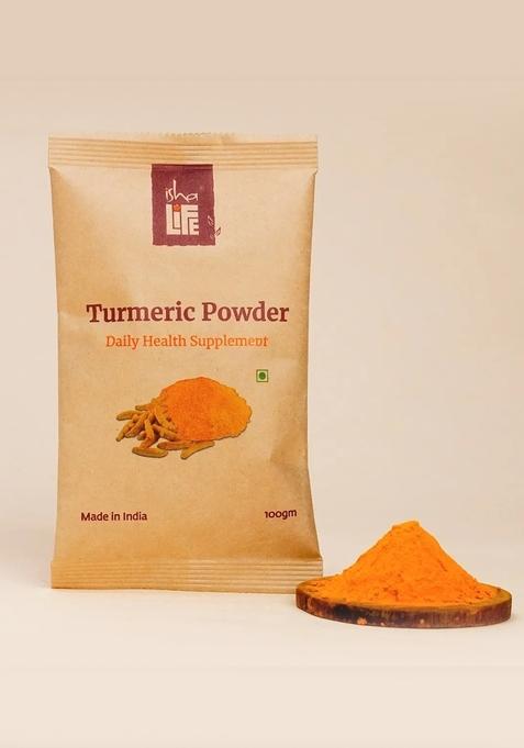 ISHALIFE Organic Turmeric (Haldi) Powder 100% Natural. Adds vibrance and glow (100 gm)
