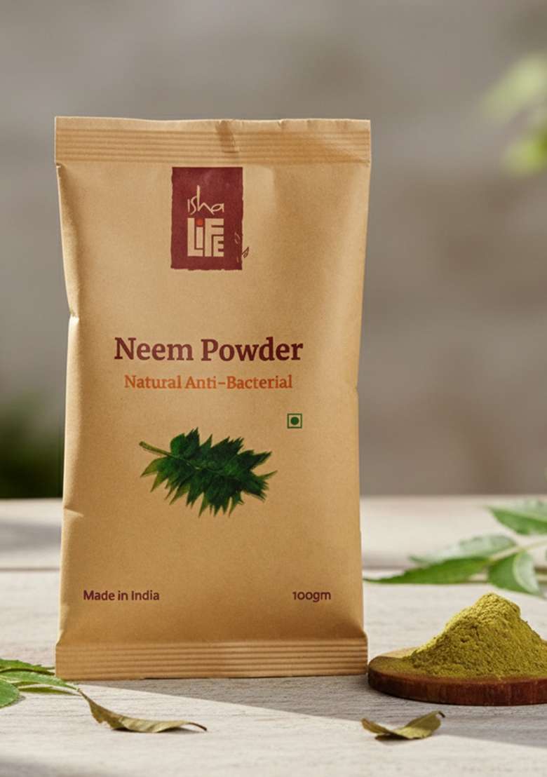 ISHALIFE Neem Powder Helps in daily detox (100gm) - Indya