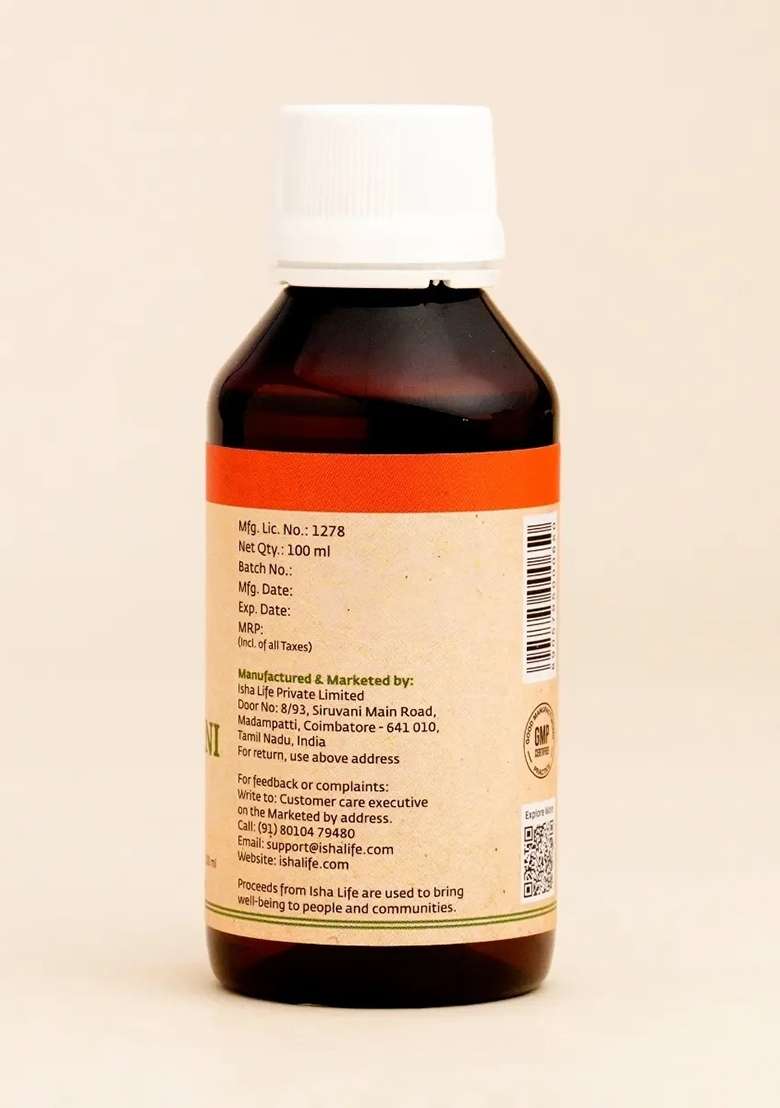 ISHALIFE Sanjeevini pain reliever oil. 100% Natural. Highly potent ancient formulation. No mineral oil or preservatives - (100ml) - Indya