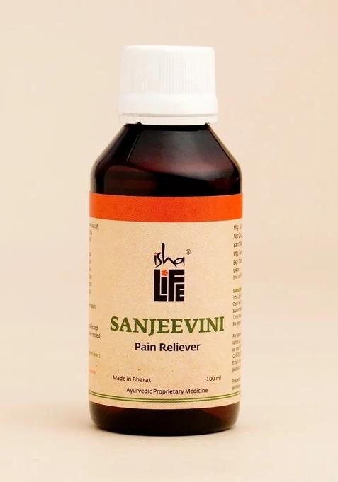 ISHALIFE Sanjeevini pain reliever oil. 100% Natural. Highly potent ancient formulation. No mineral oil or preservatives - (100ml)