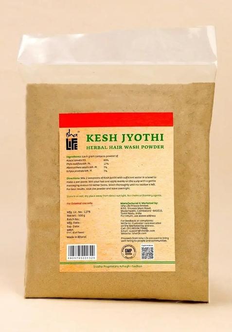 ISHALIFE Kesh jyothi herbal hair wash powder (500 gm)