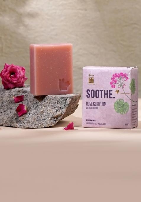 ISHALIFE Rose Geranium with Coconut oil handcrafted soap
