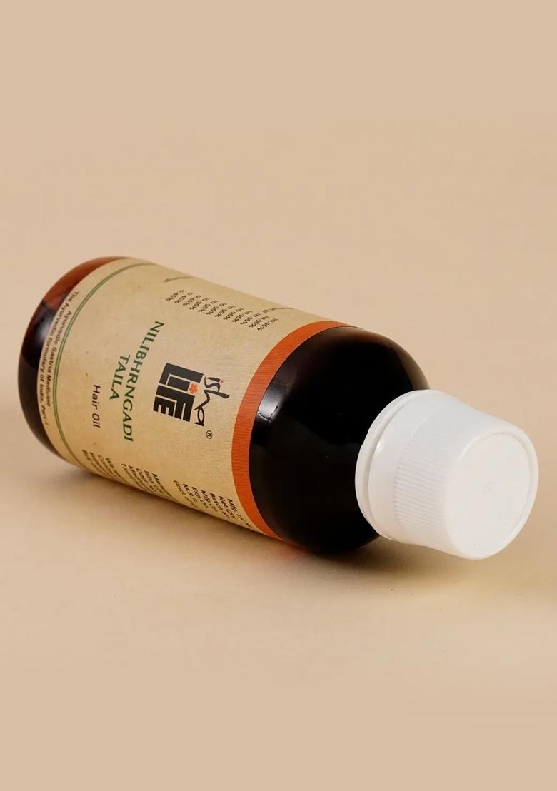 ISHALIFE Nilibhrngadi Taila, Hair Oil (100 ml). Herbal hair oil.