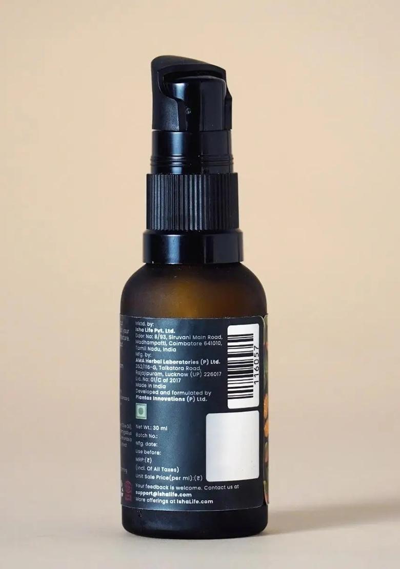ISHALIFE Extra Nourishment & Protection Organic Hair Serum With Buriti Oil & Almond Oil (All Hair Types)