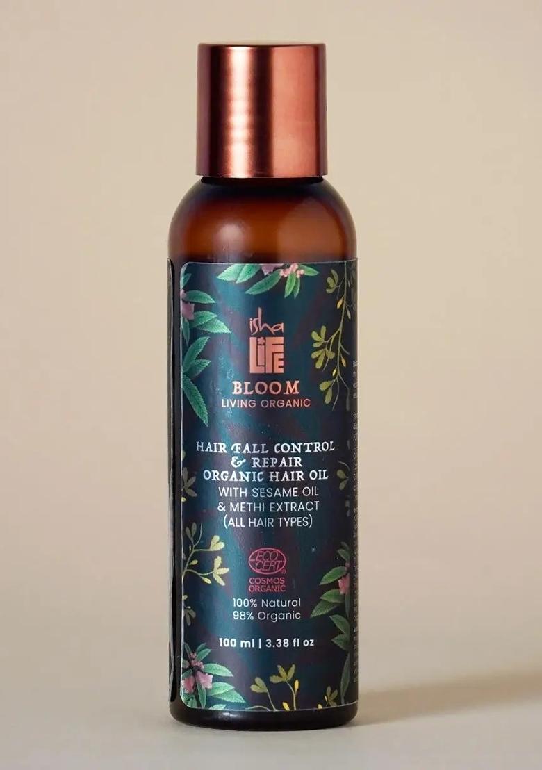 ISHALIFE Hair Fall Control & Repair Organic Hair Oil With Sesame Oil & Methi Extract (All Hair Types)