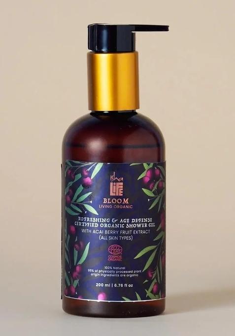ISHALIFE Refreshing & Age Defence Shower Gel With Acai Berry Fruit Extract (All Skin Types) - 200ml