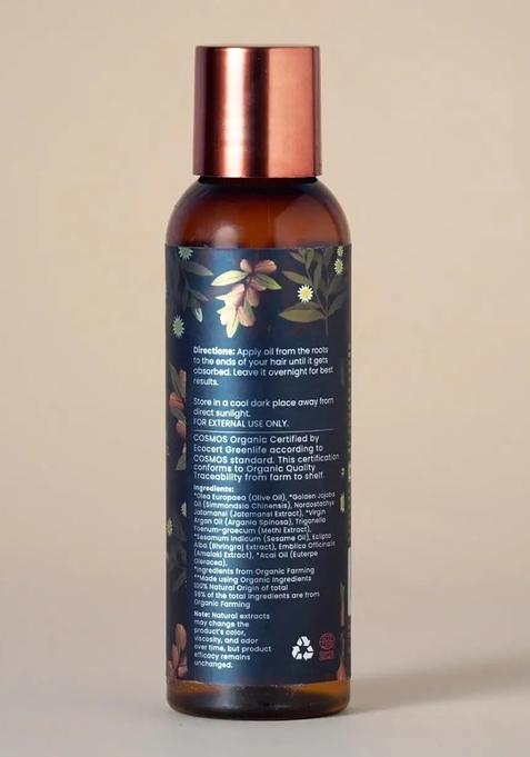 ISHALIFE Deep Nourishment Organic Hair Oil With Argan Oil & Bhringraj (All Hair Types)