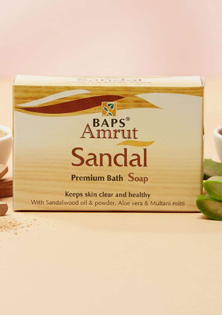 BAPS AMRUT Sandal Soap-75 g - Indya