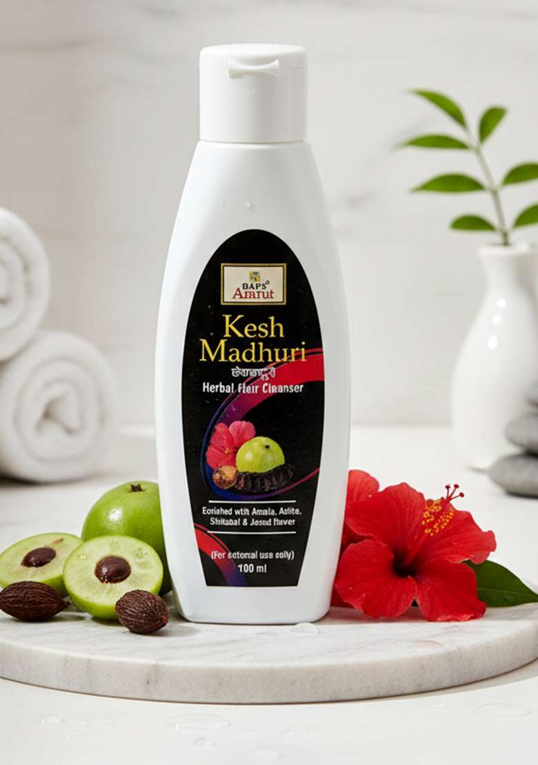 BAPS AMRUT Kesh Madhuri Shampoo-100 ml - Indya