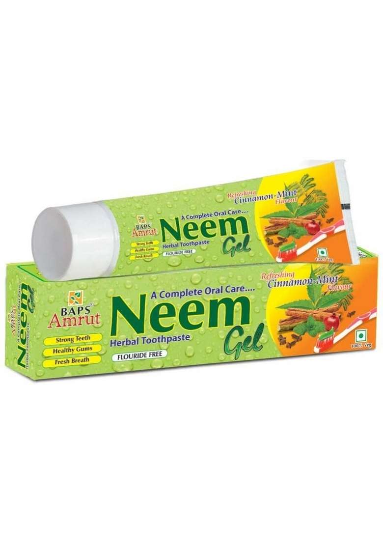 BAPS AMRUT Toothpaste (Neem Gel) flavour - Indya