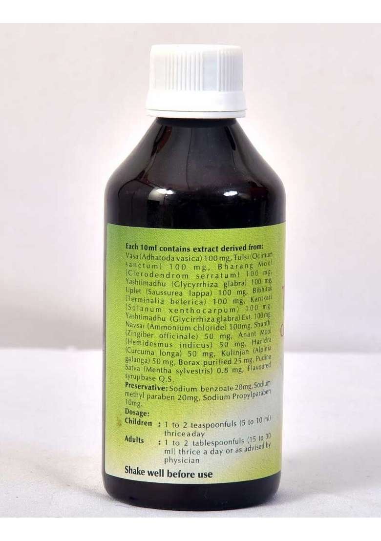 BAPS AMRUT Tulsin Cough Syrup -200ml - Indya
