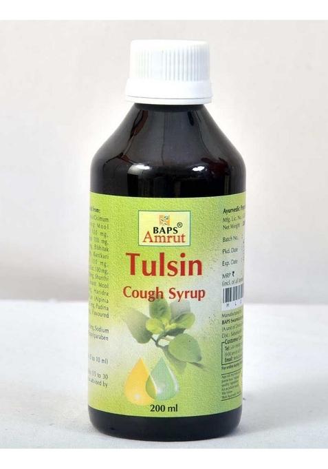 BAPS AMRUT Tulsin Cough Syrup -200ml