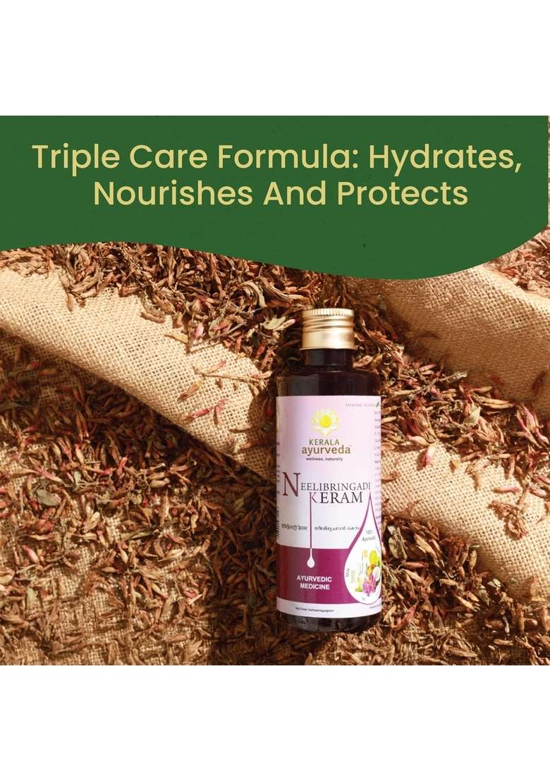 Keralaayurveda Neelibringadi Keram (Oil-200 Ml) - Indya