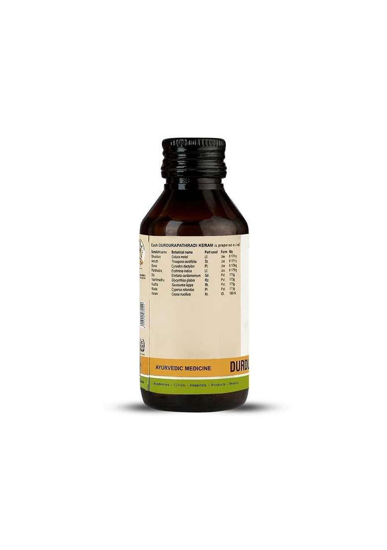 Keralaayurveda Durdurapatradi Keram (Oil-100 Ml) - Indya