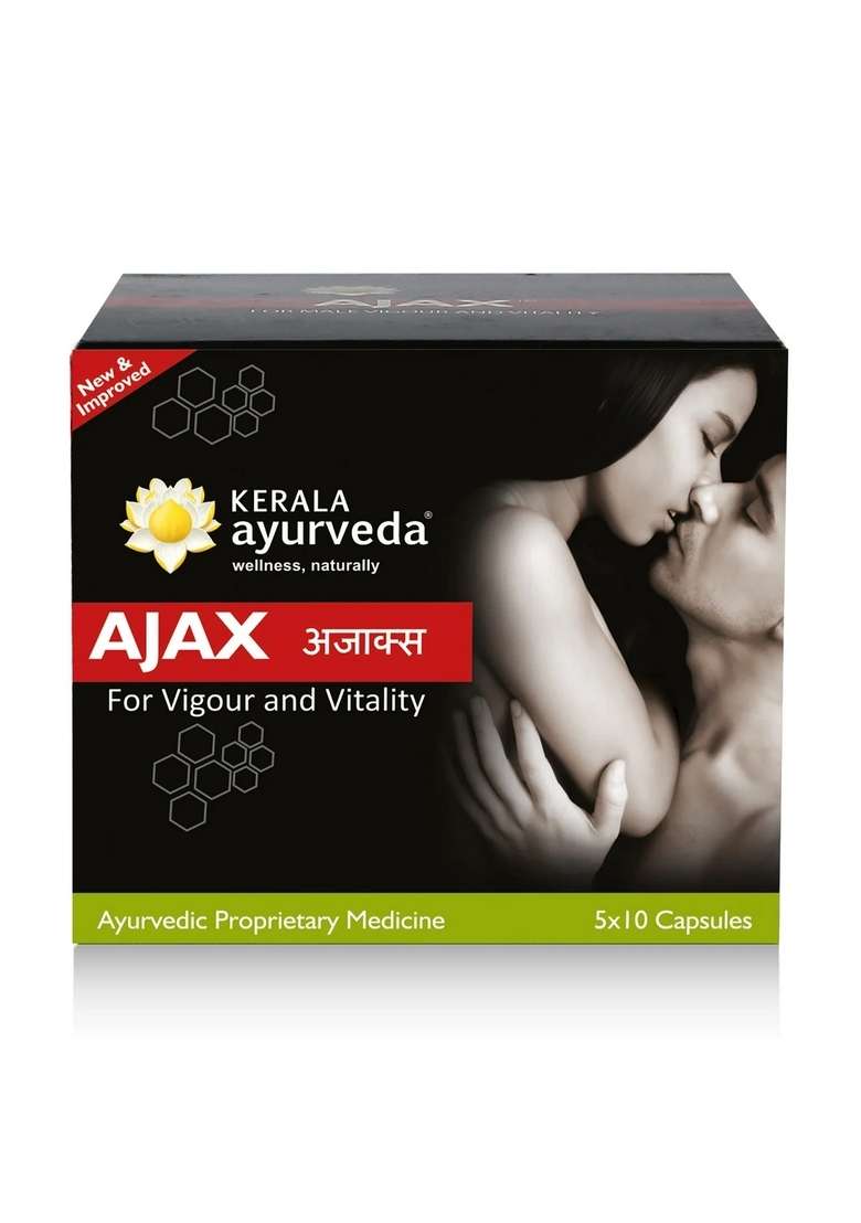 Keralaayurveda Ajax Capsule (50 Nos) - Indya