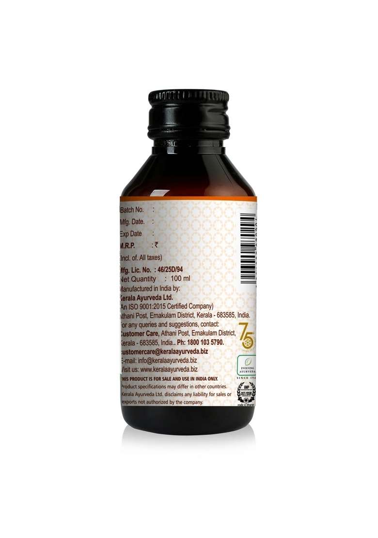 Keralaayurveda Tuss Nil Cough Syrup (100 Ml) - Indya