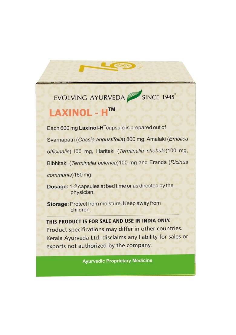 Keralaayurveda Laxinol-H Capsule (100 Nos) - Indya