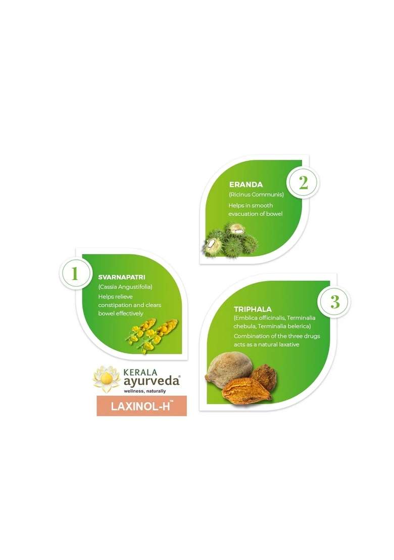Keralaayurveda Laxinol-H Capsule (100 Nos) - Indya