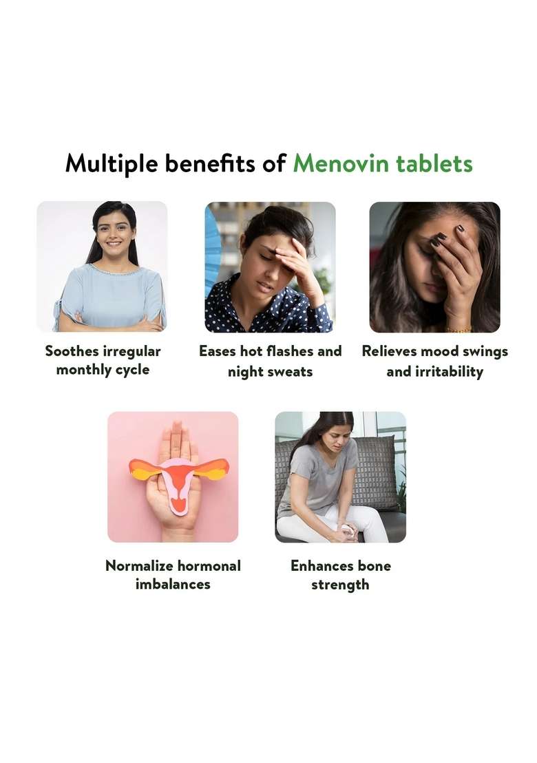 Keralaayurveda Menovin Tablet (100 Nos) - Indya