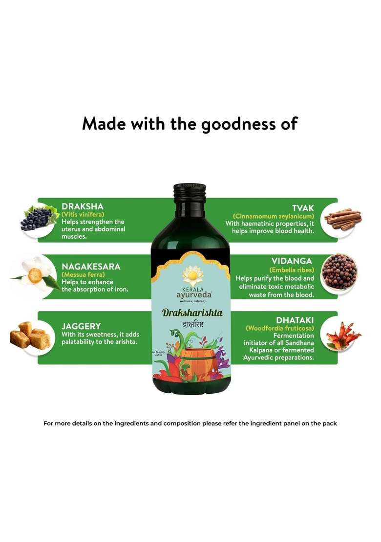 Keralaayurveda Draksharishta (450 Ml) - Indya
