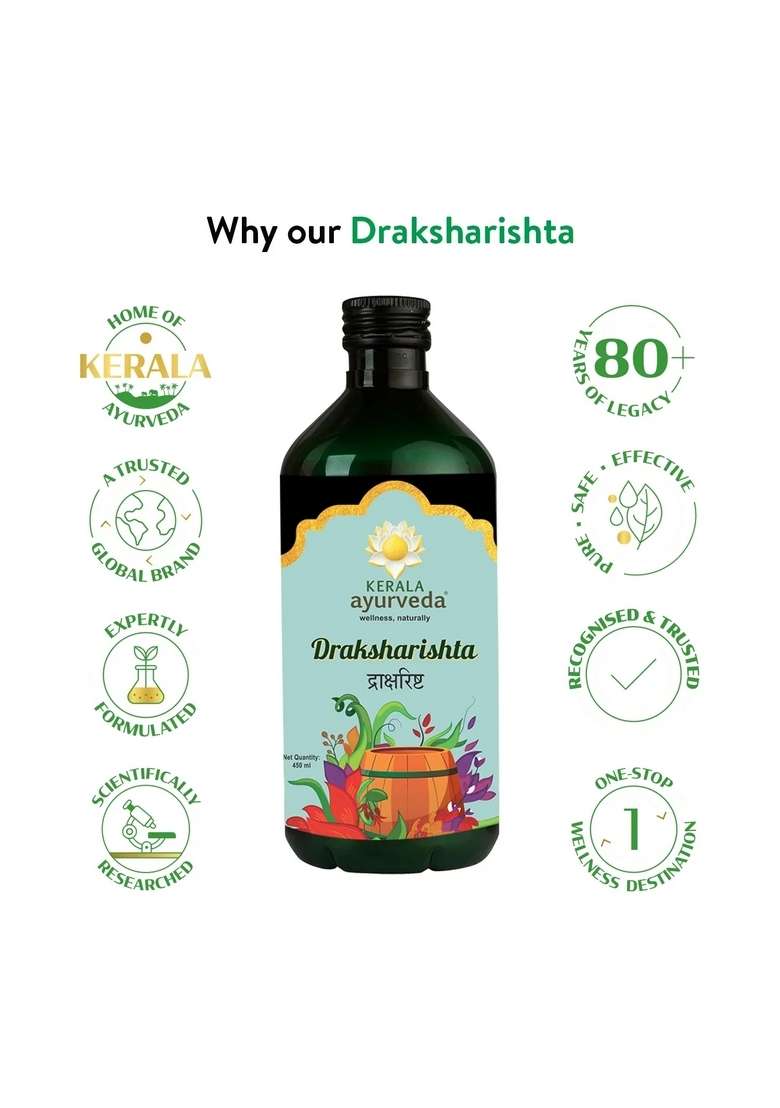 Keralaayurveda Draksharishta (450 Ml) - Indya