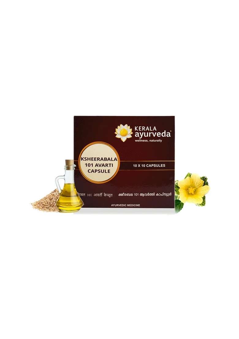 Keralaayurveda Ksheerabala 101 Avarti Capsule (100 Nos) - Indya