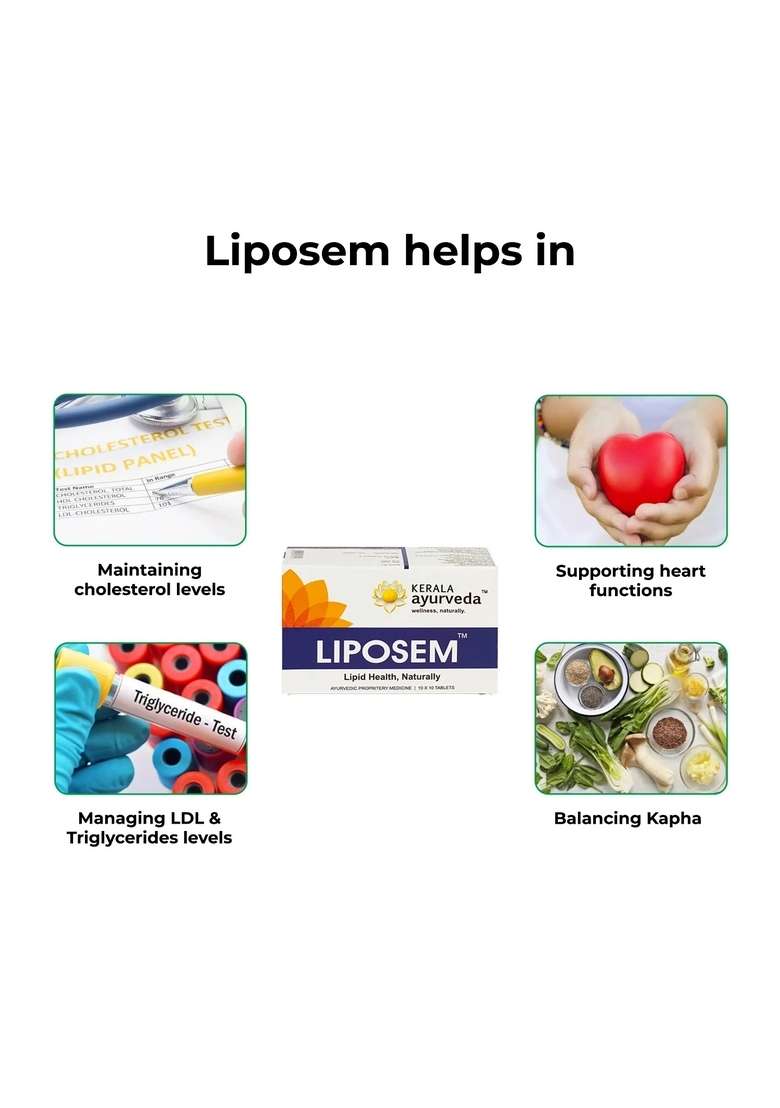 Keralaayurveda Liposem Tablets (100 Nos) - Indya