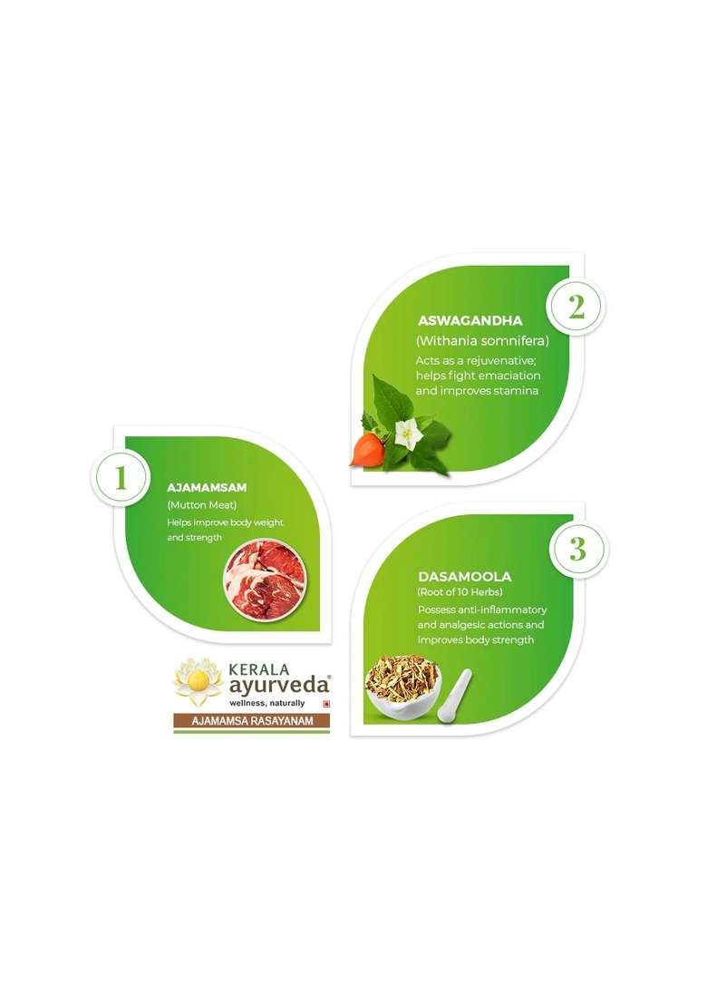Keralaayurveda Ajamamsa Rasayanam Leyham (500 Gms) - Indya