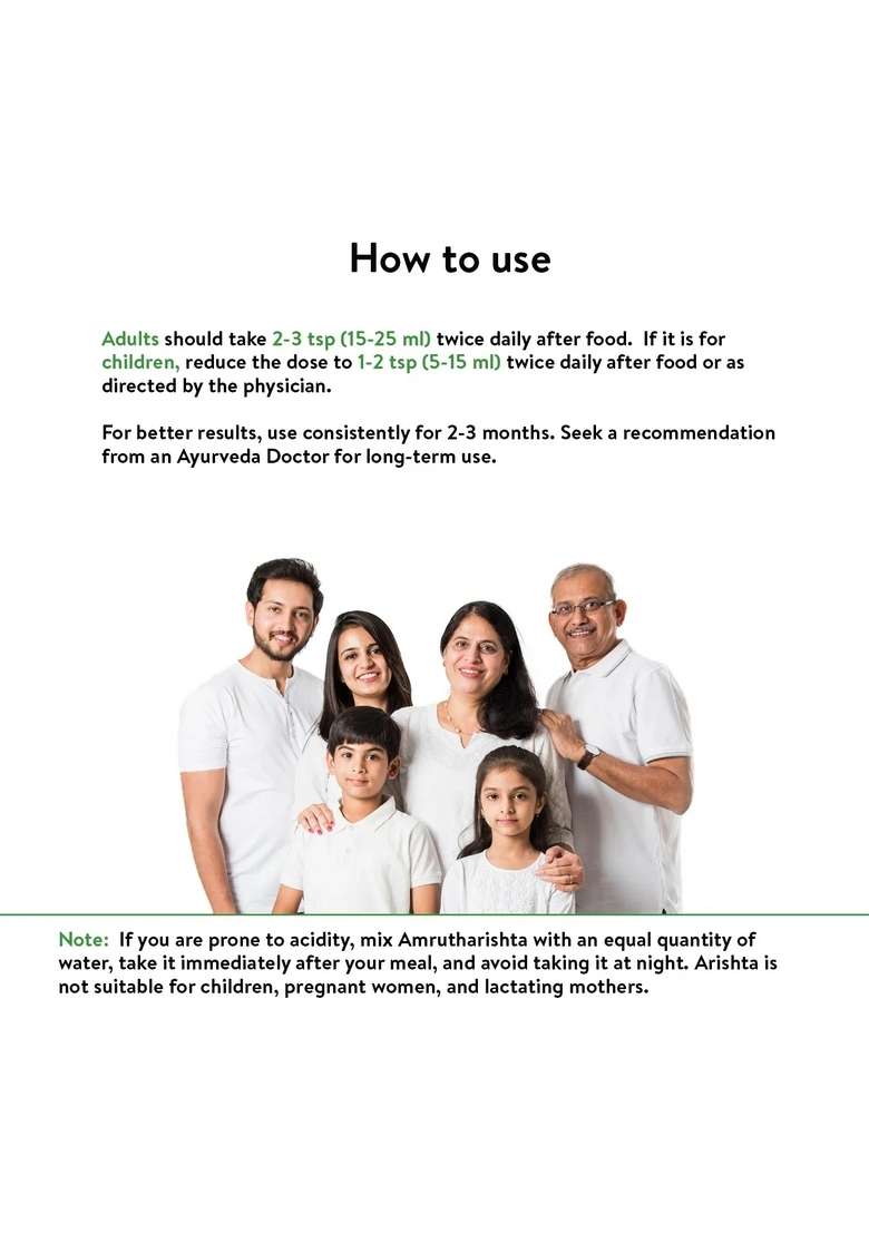 Keralaayurveda Amrutharishta (450 Ml) - Indya