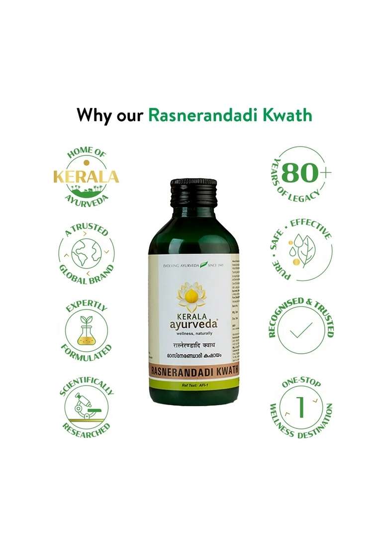 Keralaayurveda Rasnerandadi Kwath (200 Ml) - Indya