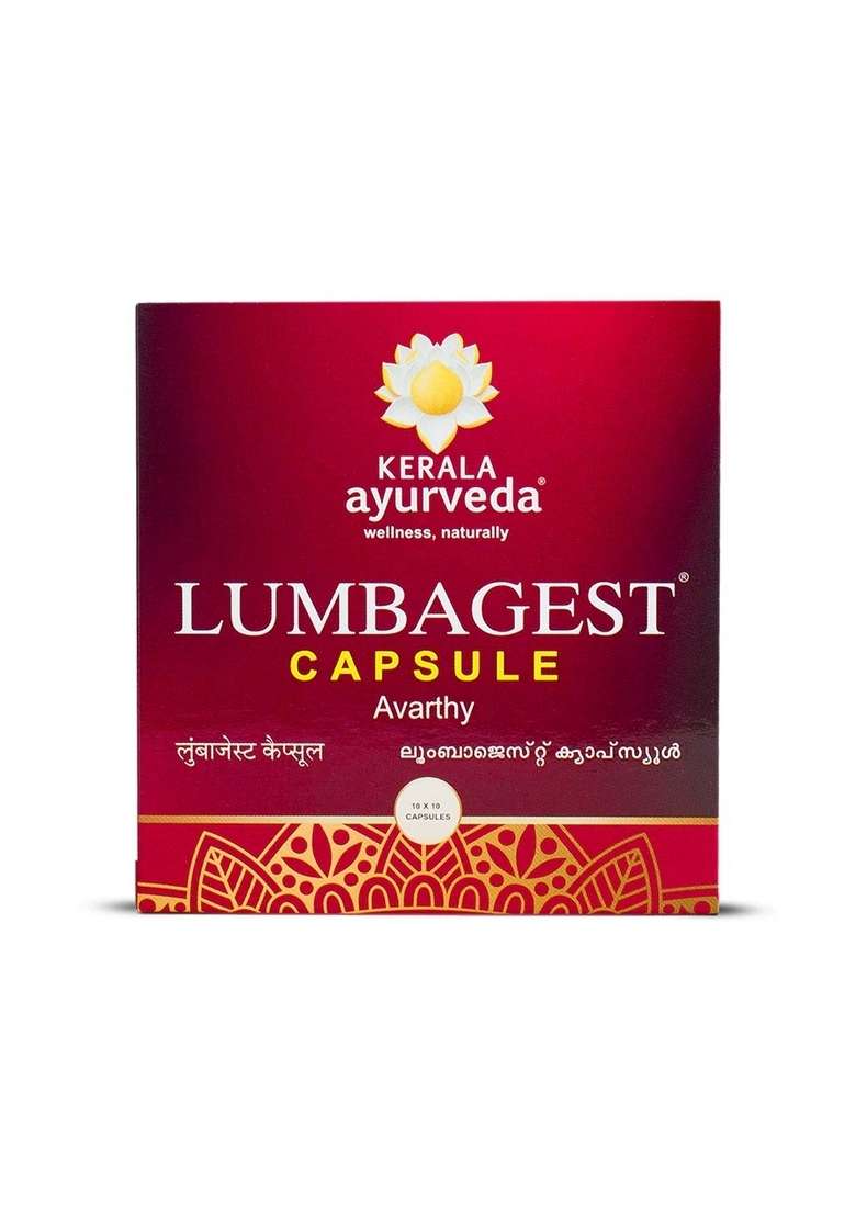 Keralaayurveda Lumbagest Capsule (100 Nos) - Indya