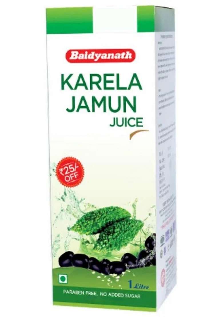 Baidyanath Karela Jamun Juice - Indya
