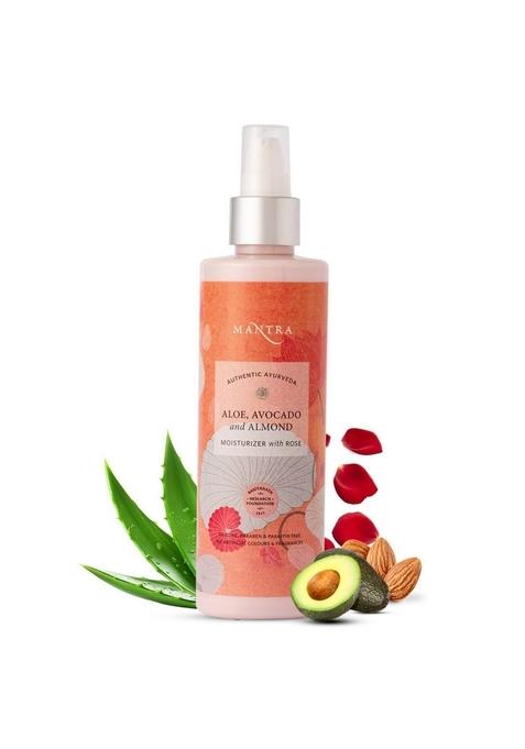 Baidyanath Mantra Aloe Avocado And Almond Moisturiser With Rose