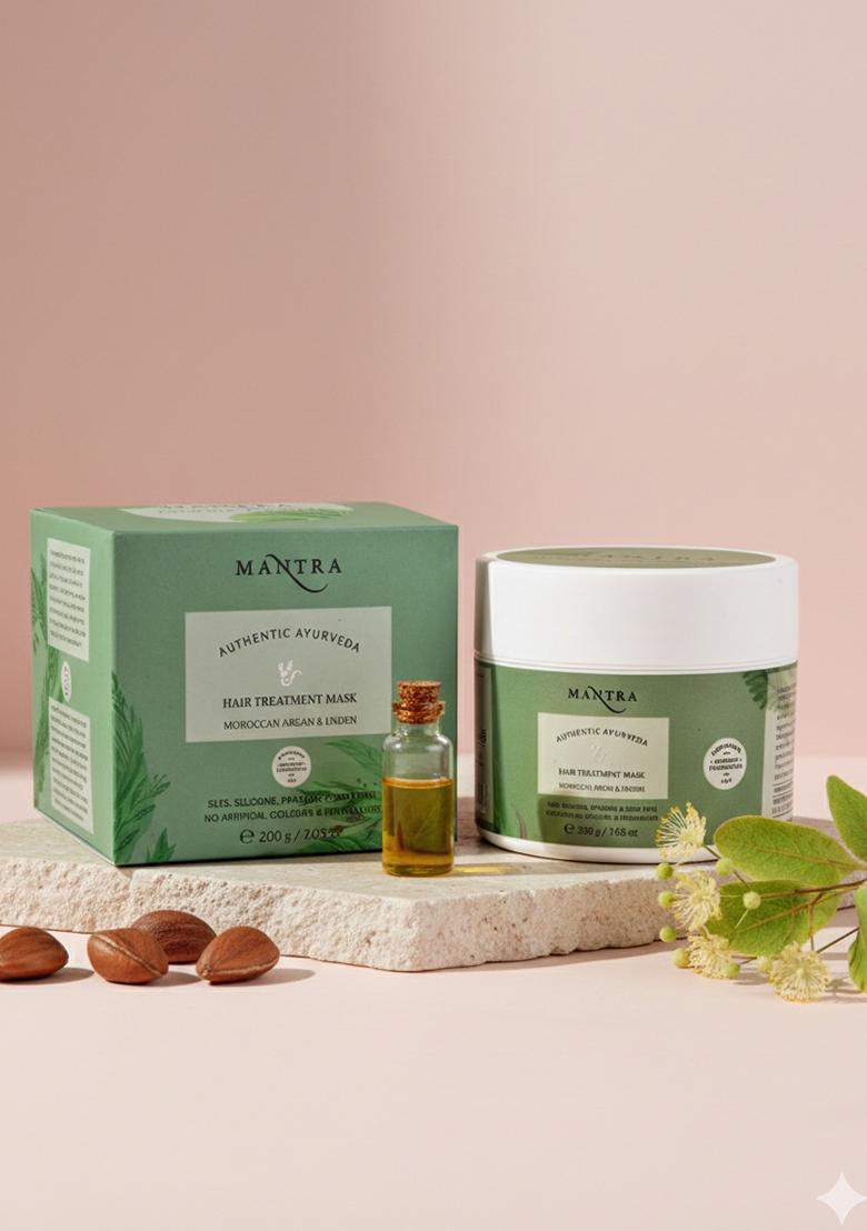 Baidyanath Mantra Hair Treatment Mask Moroccan Argan And Linden