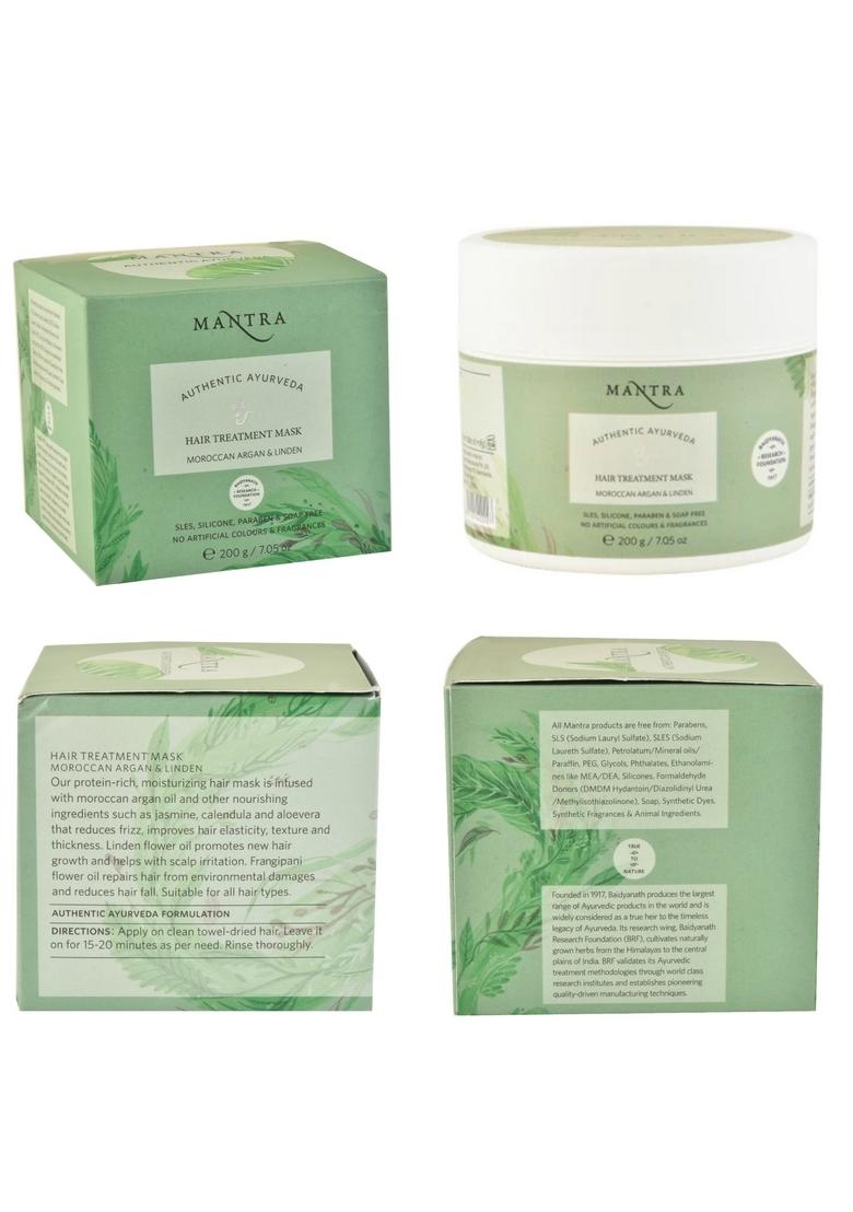 Baidyanath Mantra Hair Treatment Mask Moroccan Argan And Linden