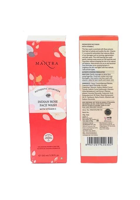 Baidyanath Mantra Indian Rose Face Wash With Vitamin C