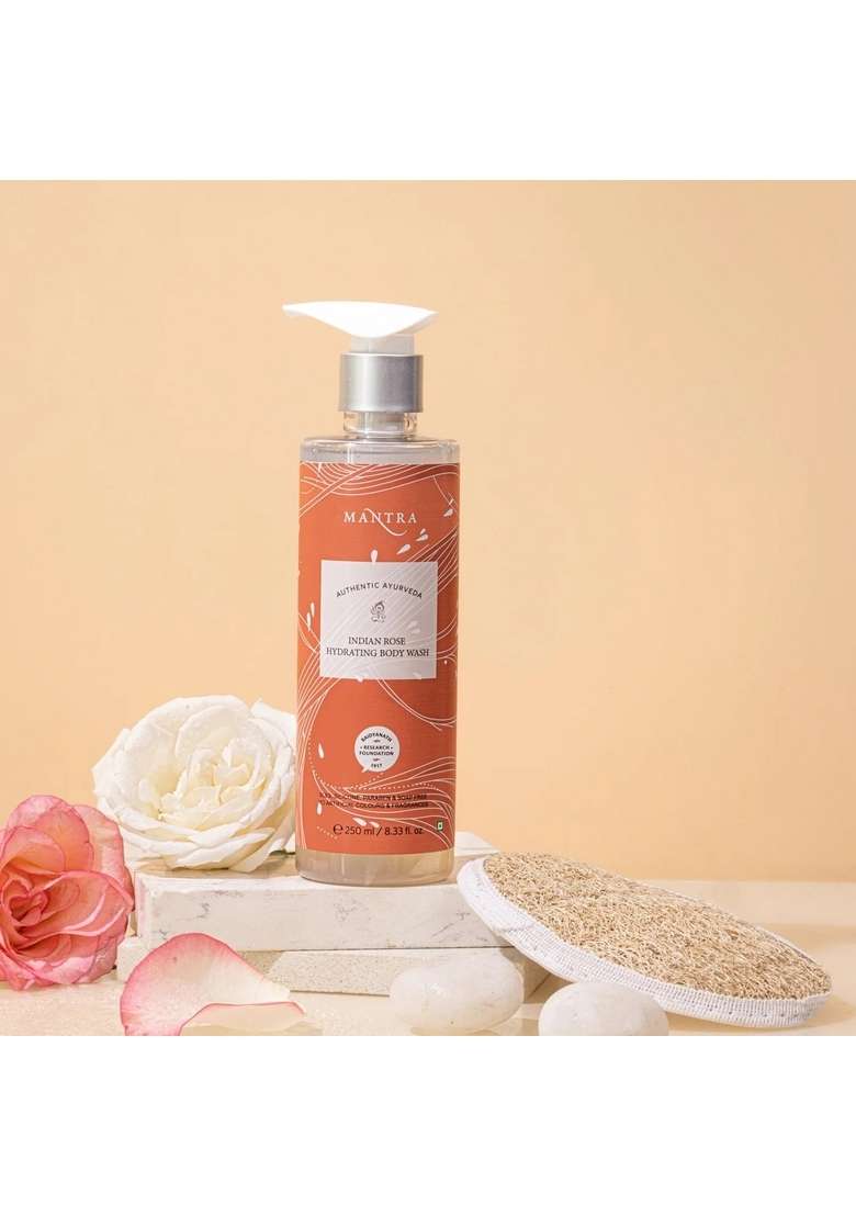 Baidyanath Mantra Indian Rose Hydrating Body Wash - Indya