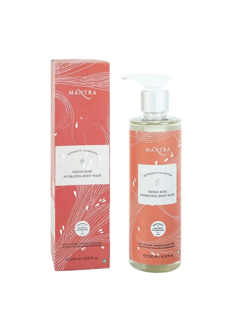 Baidyanath Mantra Indian Rose Hydrating Body Wash - Indya