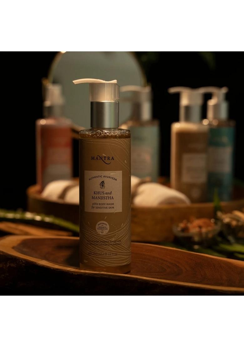 Baidyanath Mantra Khus And Manjistha Pitta Body Wash For Sensitive Skin