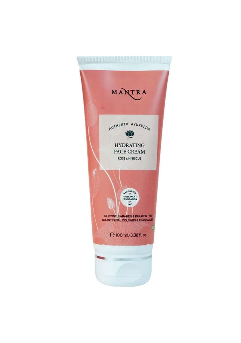 Baidyanath Mantra Rose And Hibiscus Hydrating Face Cream - Indya
