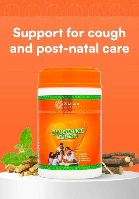 Sitaram Ayurveda Aja Ashwagandha Rasayanam 450 Gm