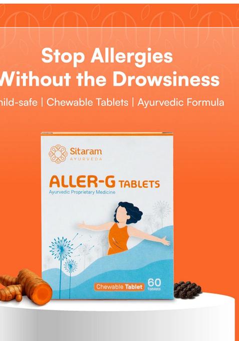 Sitaram Ayurveda Aller-G Tablets -60 Nos