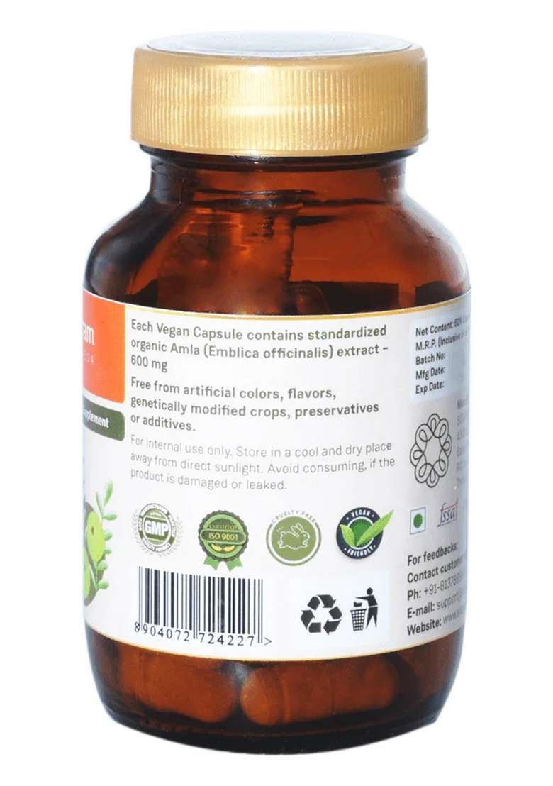 Sitaram Ayurveda Amla | 60 Capsules - Indya