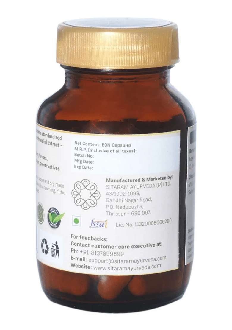 Sitaram Ayurveda Amla | 60 Capsules - Indya