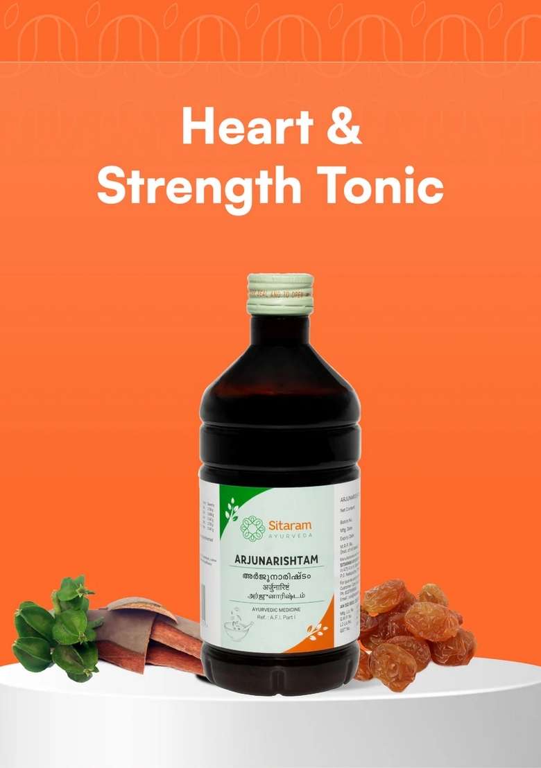 Sitaram Ayurveda Arjunarishtam (Partharishtam) 450 Ml - Indya
