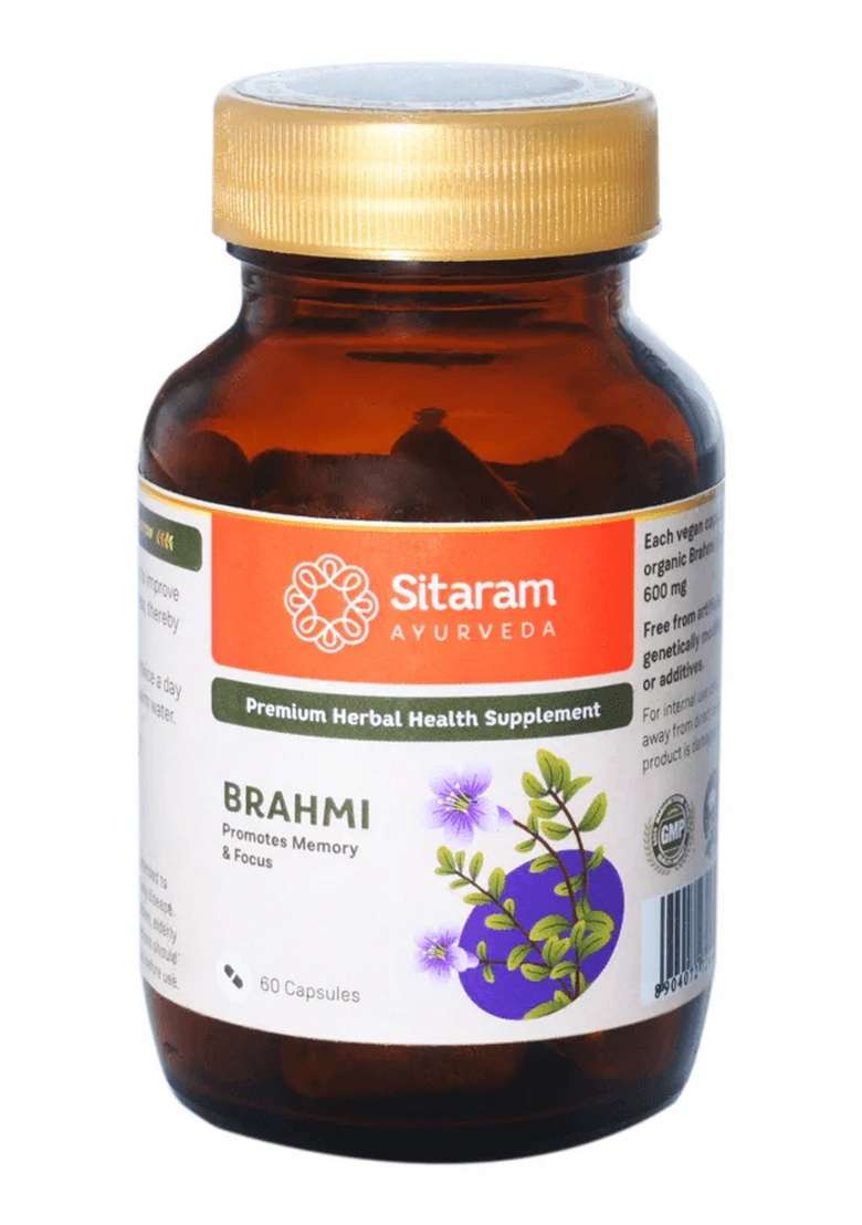 Sitaram Ayurveda Brahmi Capsules | 60 Nos - Indya